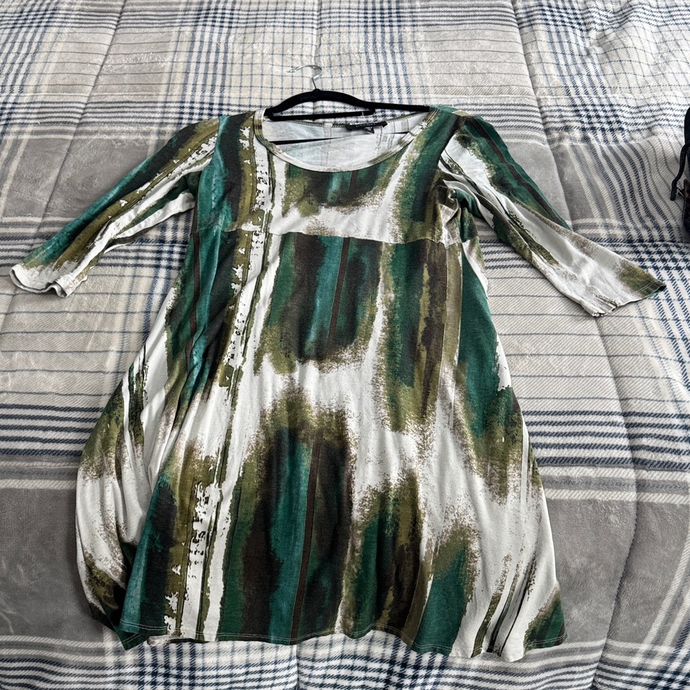 Karen Kane Multicolor Long Sleeve Dress